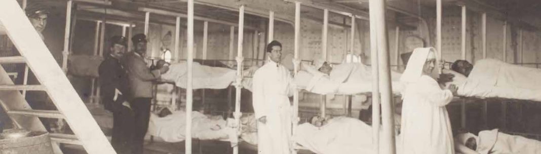 Le navire-hôpital pour les blessés de guerre