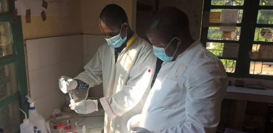 Centre de santé de la ville de Pita en Guinée