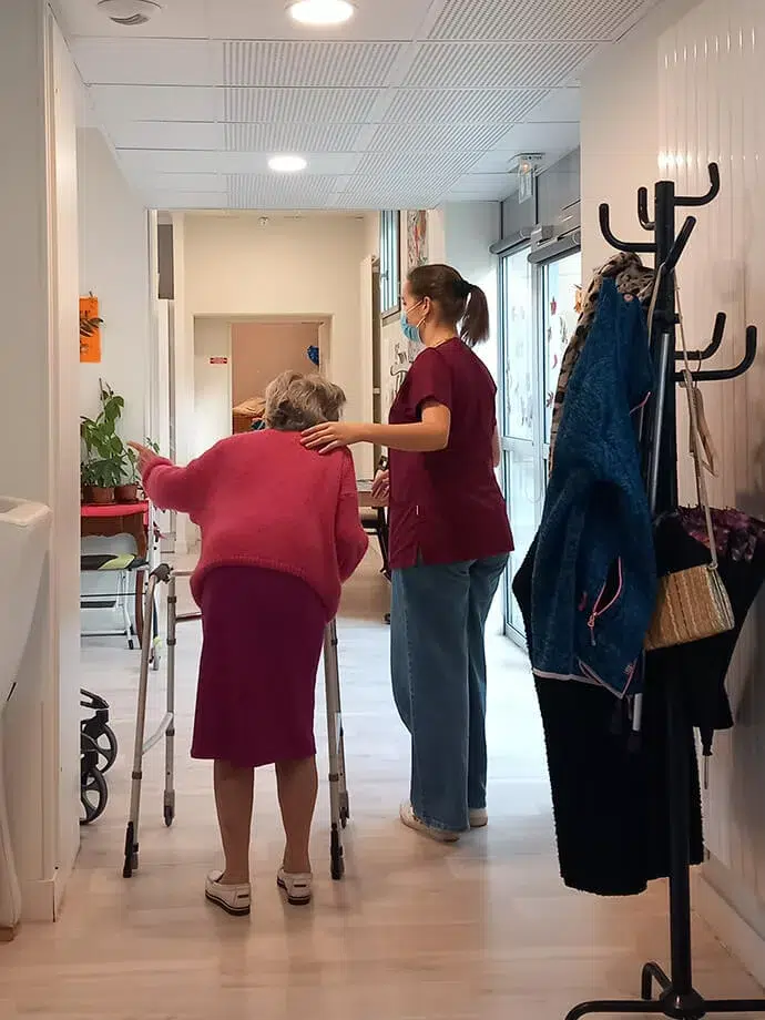 Les résidents bénéficient d’un accompagnement spécifique selon leurs besoins