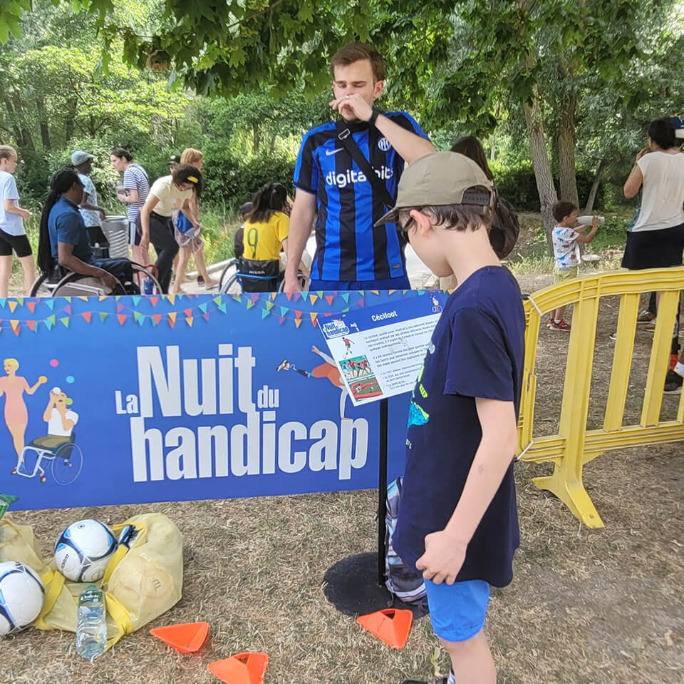 Nuit du handicap cécifoot