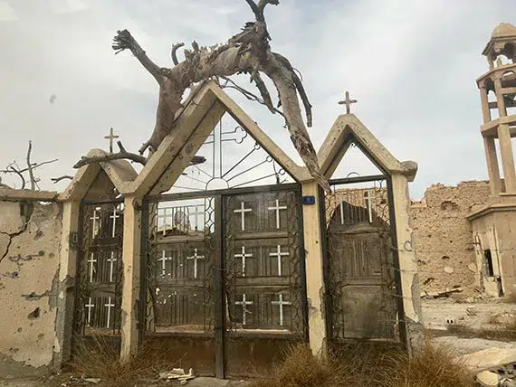 l’enceinte du monastère de Mar Elian