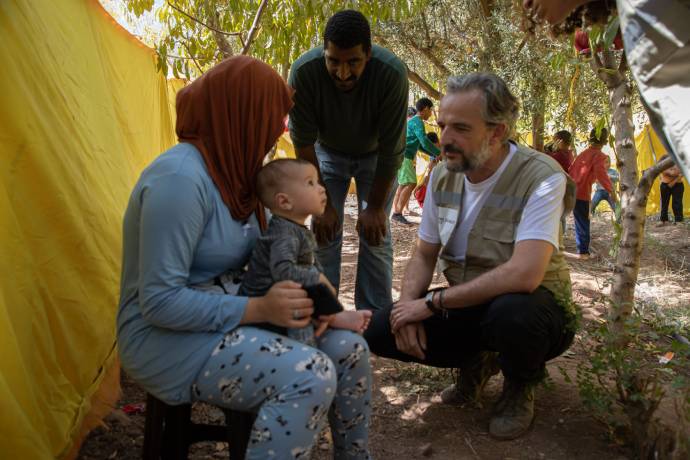 Jean Pozzo Di Borgo, au secours des familles sinistrées au Maroc