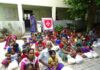 La Fondation soutient les activités de l’école Om Shanti en Inde école OM Shanti en périphérie de Pondichéry en Inde